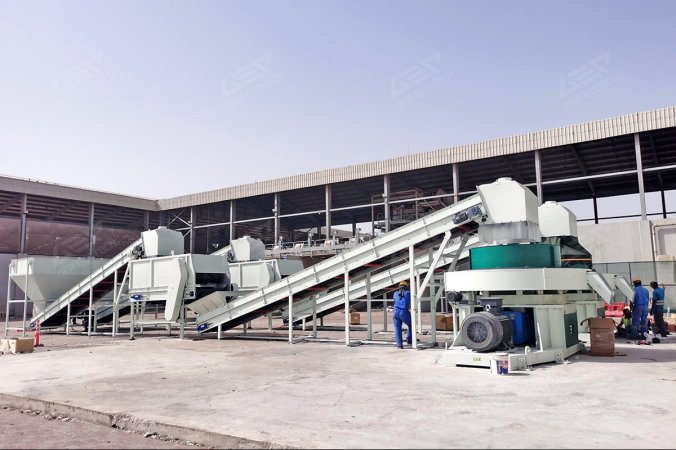 MSW ke RDF Pellet Production Line di UEA