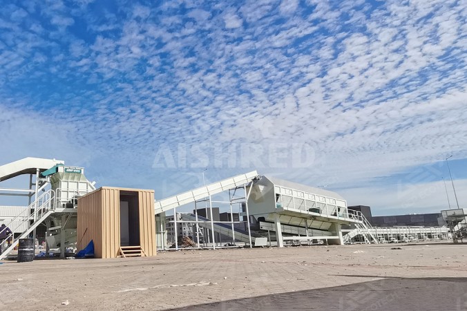 Saringan Trommel untuk Proyek Waste-to-Fuel 50 TPH Dual-Output di Timur Tengah