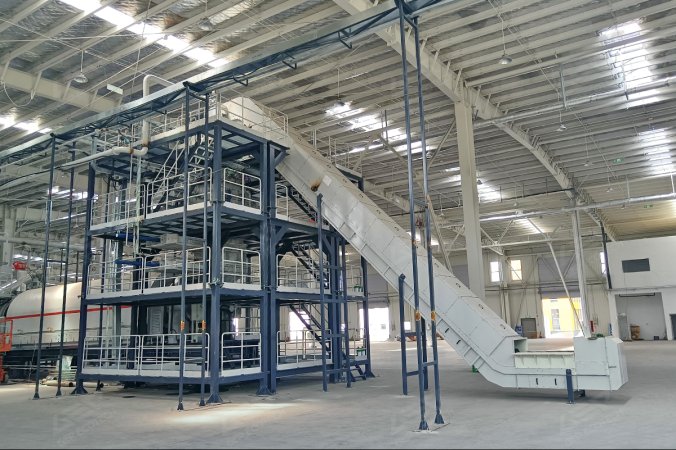 Sistem Penghancuran Tertutup Digunakan dalam Proyek Daur Ulang Baterai Lithium di Cina